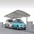Good quality Echonomic Aluminum Alloy Car Shed with polycarbonate roof